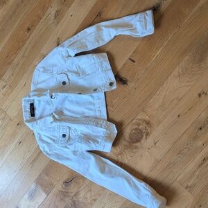 White Jeans Jacket Size S